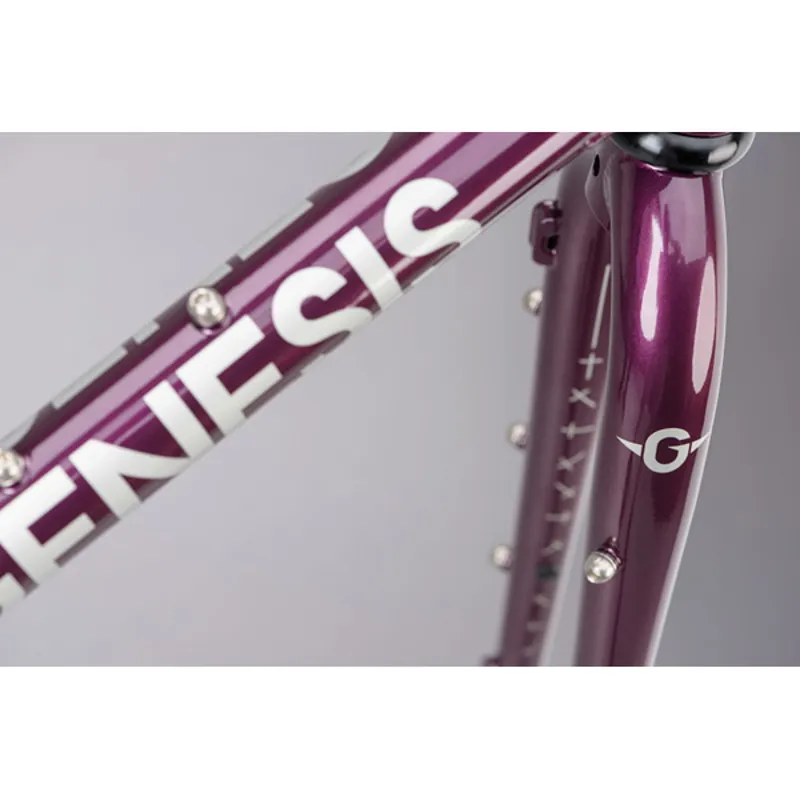 Genesis Croix De Fer 12/12 725 Gravel / Adventure Frameset - Purple-4